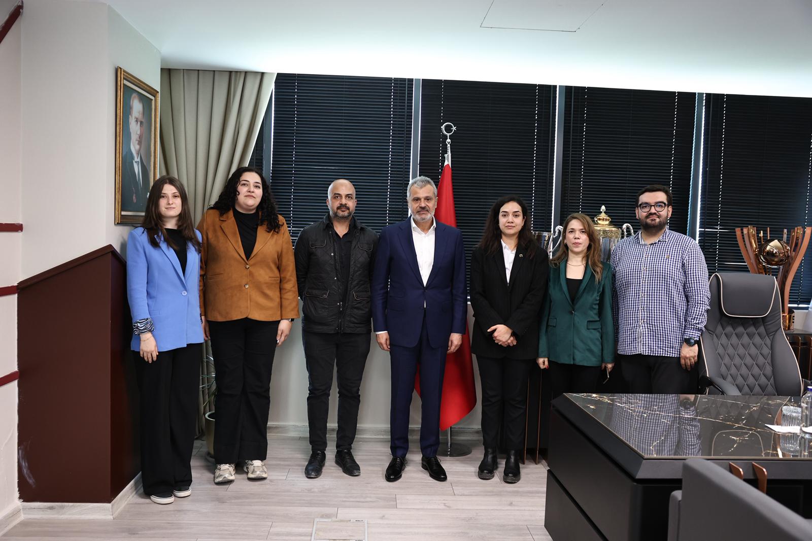 Mimarlar Odası Hatay Şubesi 11. Dönem Yönetim Kurulu'nun Hatay Büyükşehir Belediyesi Ziyareti